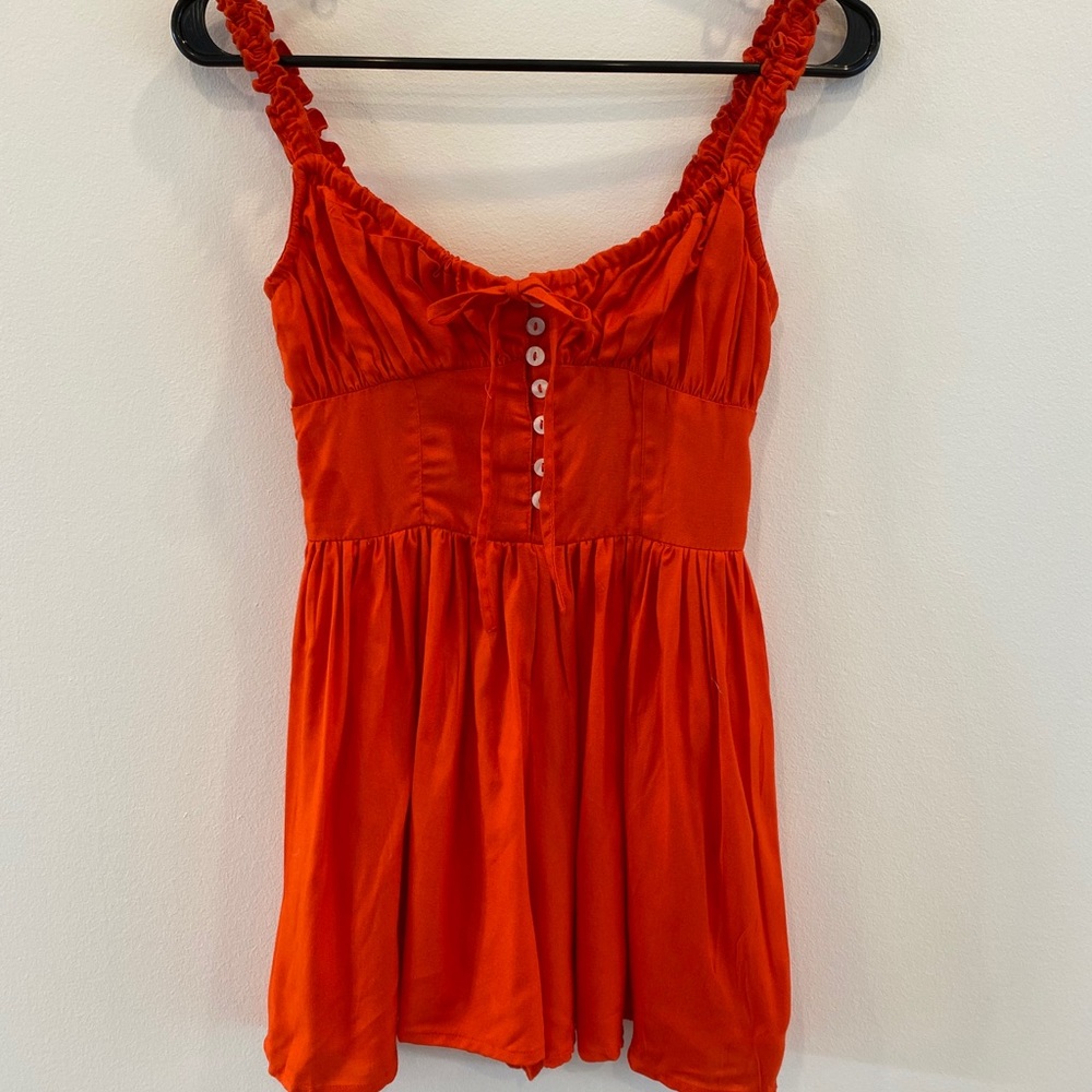 NWT Urban outfitters red romper
